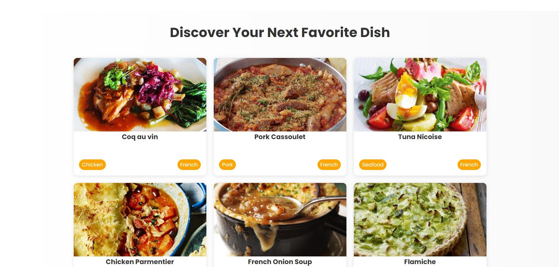 Filtered Recipes Both